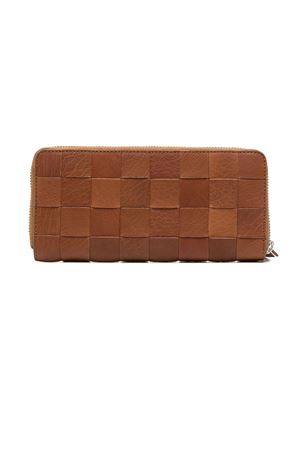 Light brown Check leather wallet DRAGON DIFFUSION | 8018DGS5MATTAN